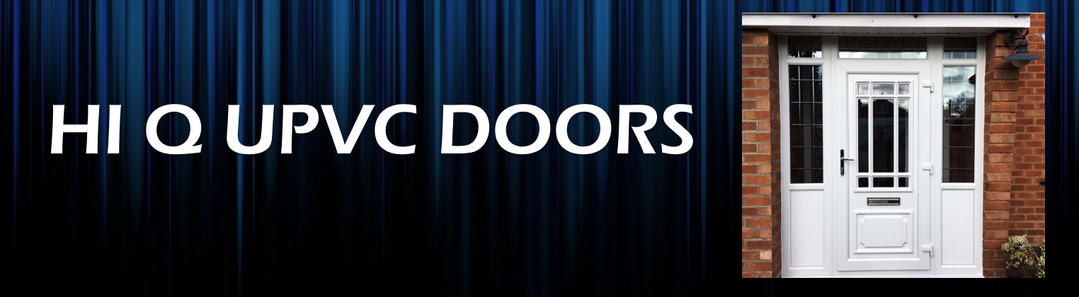 Modern white UPVC front door with glass panel, offering security and energy efficiency for UK homes