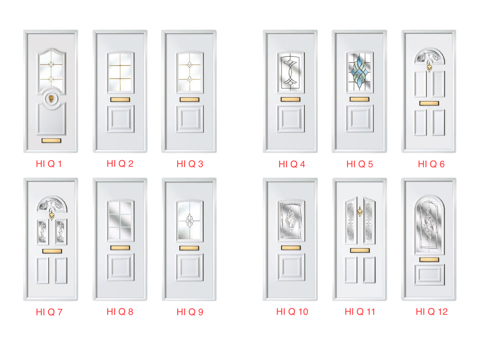 Door brochure page 1 – composite door designs
