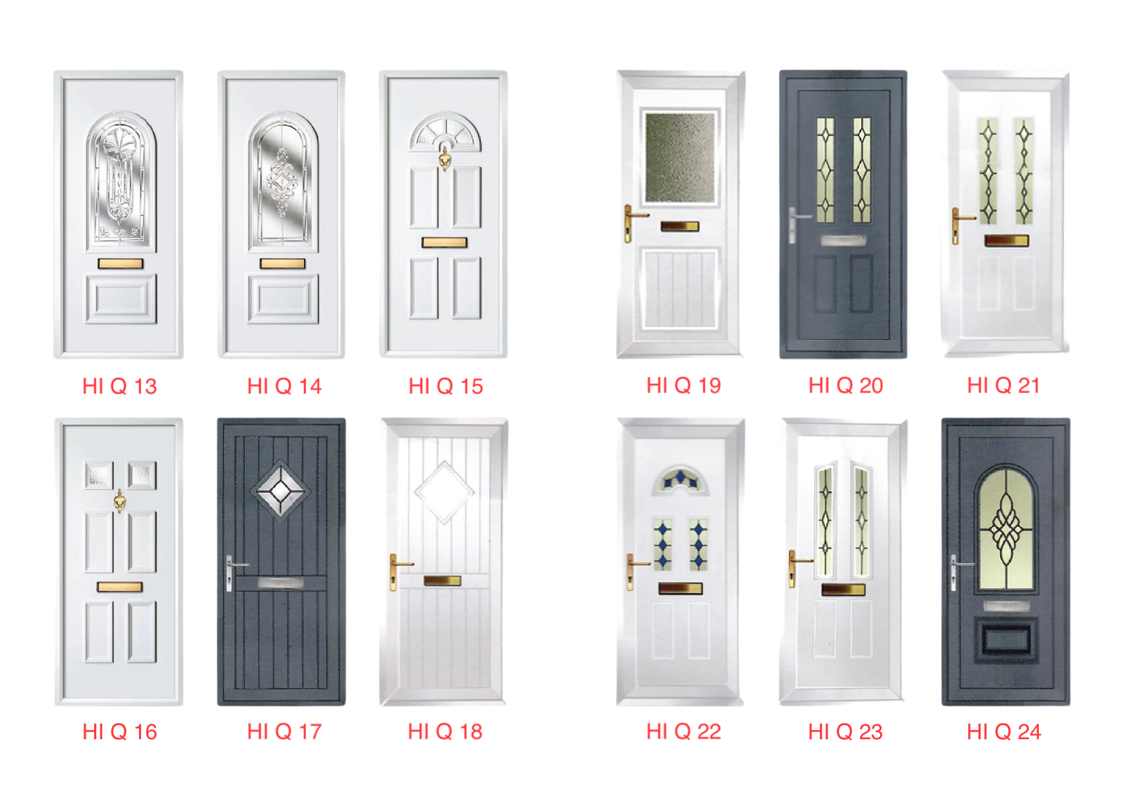 Door brochure page 3 – traditional and cottage styles
