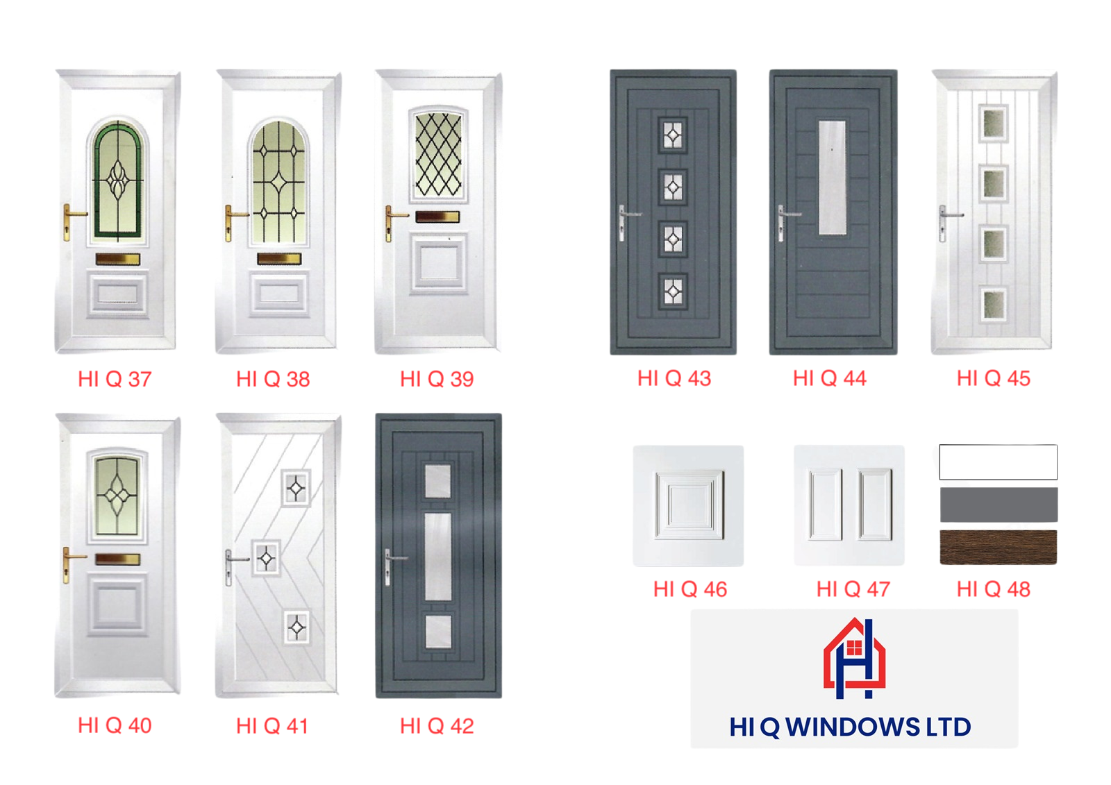 Door brochure page 4 – modern and contemporary doors