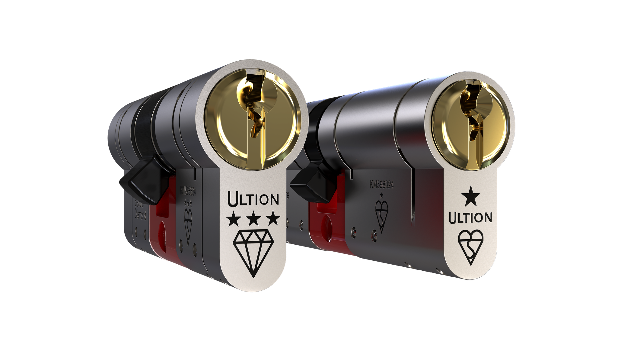 Ultion 3 Star PLUS high-security cylinders