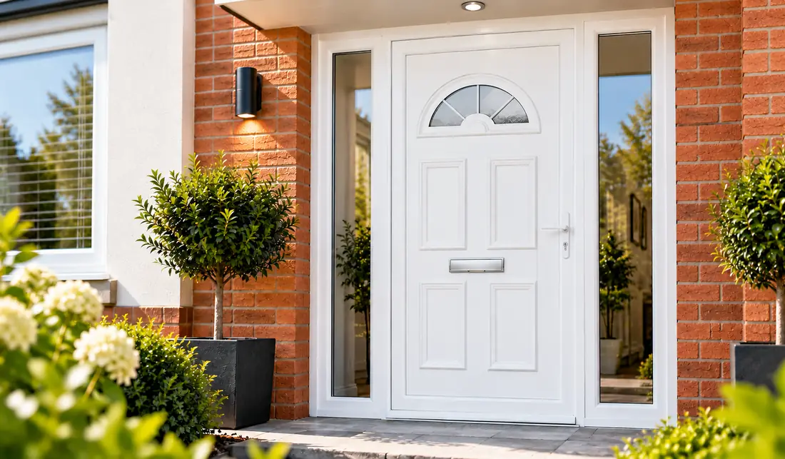 uPVC front entrance door