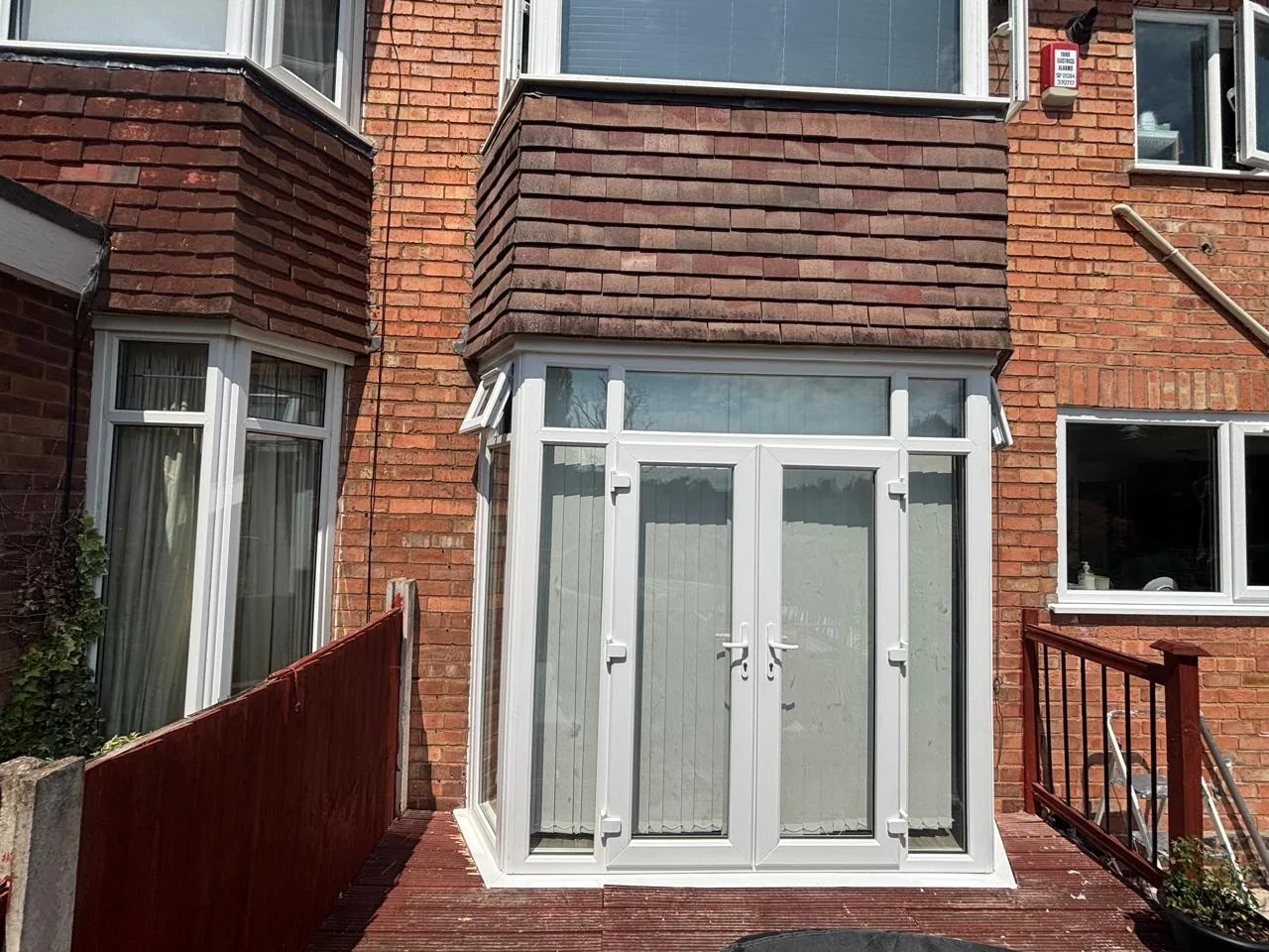 French doors and glazing