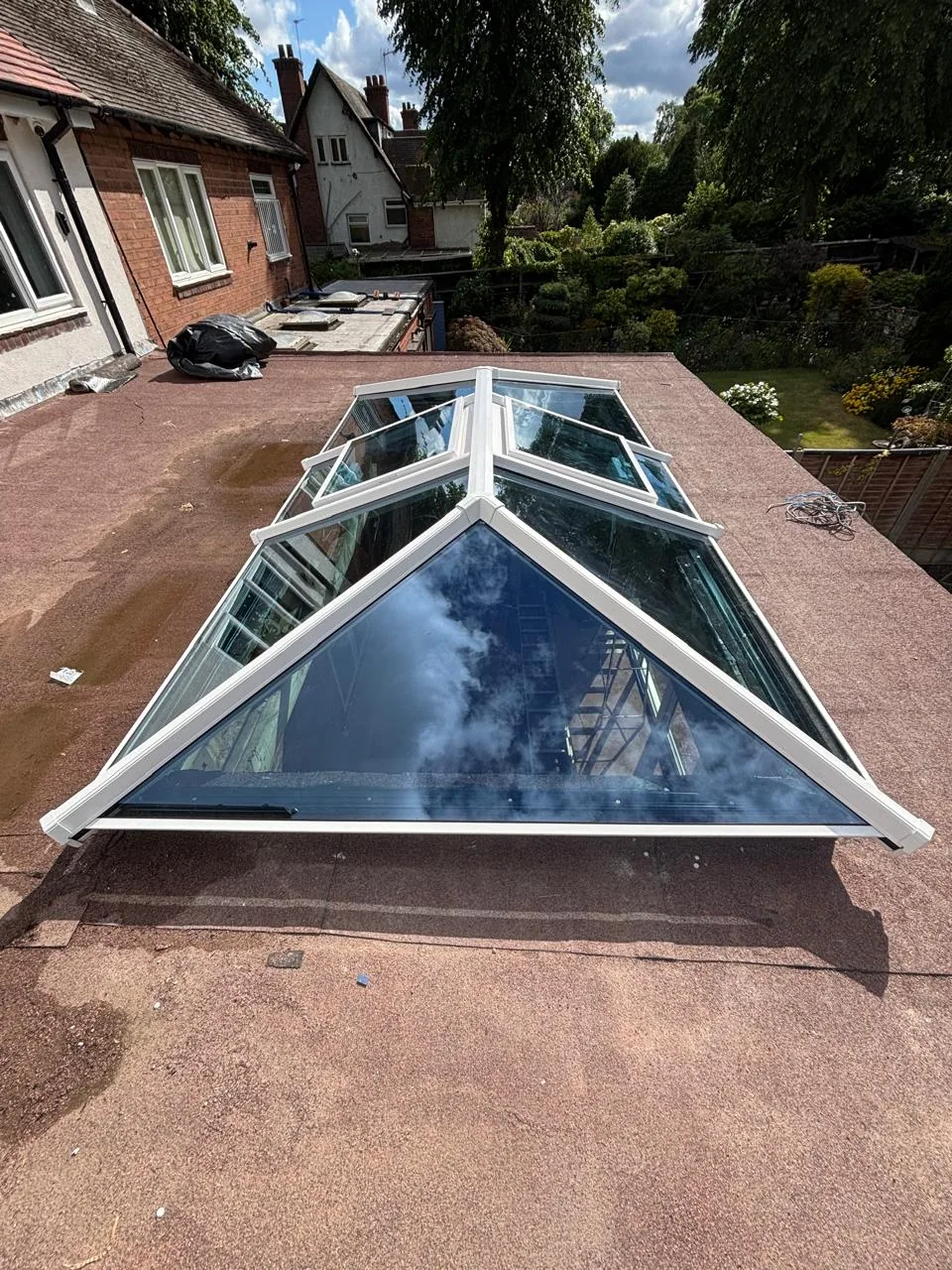 Roof lantern installation
